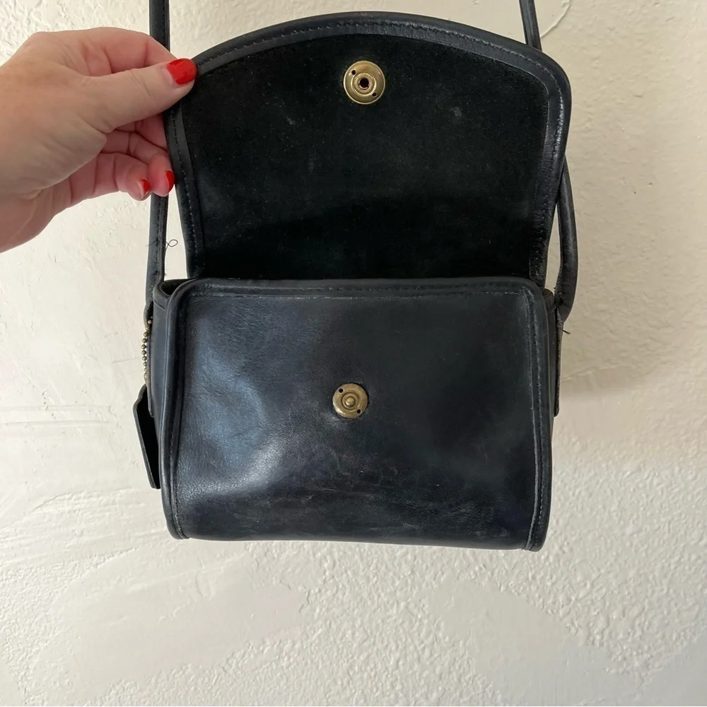 Coach | Black Leather Vintage Chrystie Bag